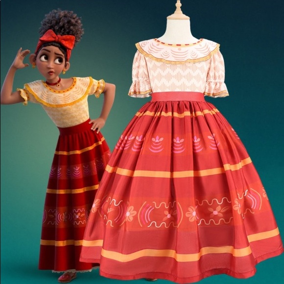 Other - Encanto Mirabel Dolores Flower Costume Dress 5073